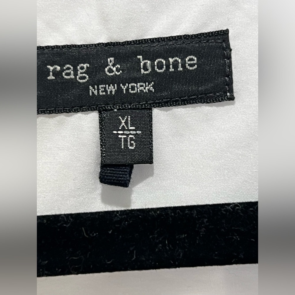 Rag and Bone White Jordan Puff Sleeve Blouse XL - Picture 6 of 7